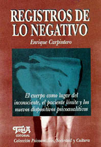 Tapa del libro: Registros de lo negativo