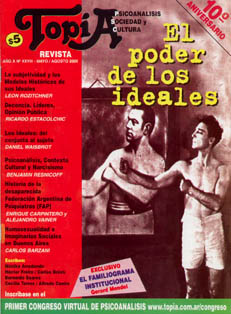 RevistaTopía. El poder de los ideales Tapa RevistaTopía n18. El poder de los ideales