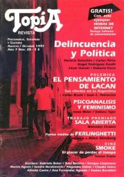 Tapa revista Delincuencia y Políica