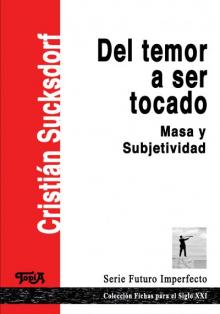 Tapa del libro "El temor a ser tocado" de Cristián Sucksdorf