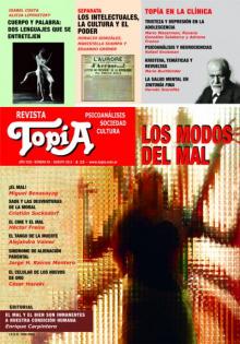 Tapa Revista Topía "Los modos del mal" - Agosto-2012