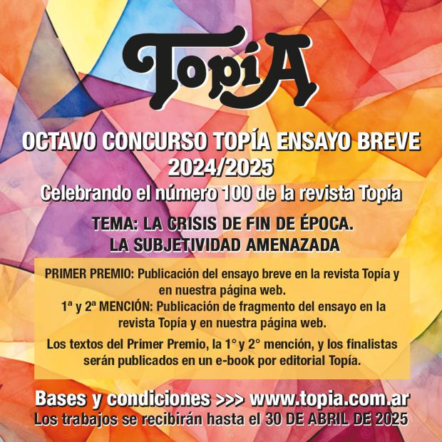 Octavo Concurso de Ensayo Breve Topía