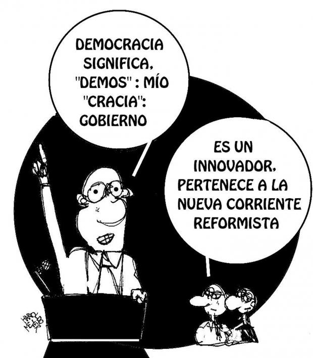 Reformista (Viñeta por Haroldo Meyer)